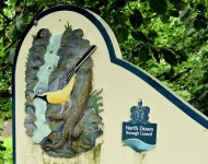 Entrance sign, Glenlyon, Holywood (June... © Albert Bridge :: Geograph Britain and Ireland Entrance sign, Glenlyon, Holywood... 