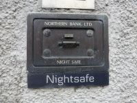 Nightsafe, Northern Bank © Kenneth Allen :: Geograph Britain and Ireland Nightsafe, Northern Bank &copy; Kenneth  Allen