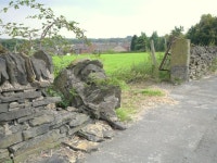 Damaged stone wall © Gary Rogers :: Geograph Britain and Ireland Damaged stone wall &copy; Gary Rogers