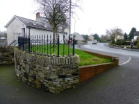 Wall with railings, Townview Avenue,... © Kenneth Allen :: Geograph Britain and Ireland Wall with railings, Townview Avenue,...... 