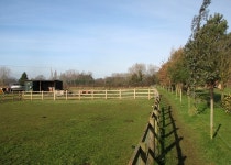 Denver: path between paddocks © John Sutton :: Geograph Britain and Ireland Denver: path between paddocks &copy; John Sutton
