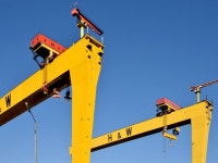Samson and Goliath, Belfast (January... © Albert Bridge :: Geograph Britain and Ireland Samson and Goliath, Belfast... 