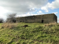 Lincolnshire 3-bay pillbox on the... © Adrian S Pye :: Geograph Britain and Ireland Lincolnshire 3-bay pillbox on the...... 