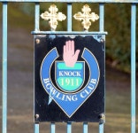 Crest, Knock Bowling Club, Belfast... © Albert Bridge cc-by-sa/2.0 :: Geograph Britain and Ireland Crest, Knock Bowling Club... 