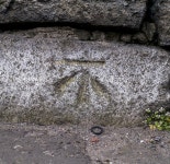 Bench Mark, Belfast © Rossographer cc-by-sa/2.0 :: Geograph Britain and Ireland Bench Mark, Belfast &copy; Rossographer cc-by-sa/2.0