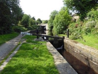Lock 38E in the Marsden flight of locks... © Steve Fareham :: Geograph Britain and Ireland Lock 38E in the Marsden flight of... 