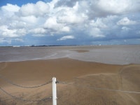 Incoming tide on uncharted sandbank,... © Christine Johnstone cc-by-sa/2.0 :: Geograph Britain and Ireland Incoming tide on... 
