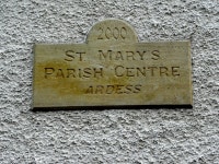 Plaque, St Marys Parish Hall © Kenneth Allen cc-by-sa/2.0 :: Geograph Britain and Ireland Plaque, St Marys Parish Hall... 