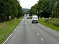 Southbound A1065, Shakers Wood © David Dixon :: Geograph Britain and Ireland Southbound A1065, Shakers Wood &copy; David Dixon