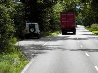 Layby on Southbound A134 © David Dixon :: Geograph Britain and Ireland Layby on Southbound A134 &copy; David Dixon