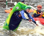 Kayaking, Shaws Bridge, Belfast -... © Albert Bridge cc-by-sa/2.0 :: Geograph Britain and Ireland Kayaking, Shaws Bridge... 