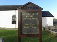 Information board, St Molaise Church © Kenneth Allen :: Geograph Britain and Ireland Information board, St Molaise Church... 