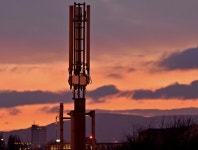 Telecoms mast after sunset, Sydenham,... © Albert Bridge :: Geograph Britain and Ireland Telecoms mast after sunset, Sydenham,..... 