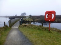 Footbridge at Lough Fea © Kenneth  Allen :: Geograph Britain and Ireland Footbridge at Lough Fea &copy; Kenneth  Allen