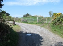 Gates on the Eleven Acres Wood access... © Eric Jones :: Geograph Britain and Ireland Gates on the Eleven Acres Wood access...... 