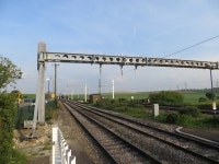 Looking at the Gantry © Bill Nicholls :: Geograph Britain and Ireland Looking at the Gantry &copy; Bill Nicholls
