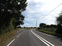 A1088 Stow Lane & Lay-by © Geographer :: Geograph Britain and Ireland A1088 Stow Lane & Lay-by &copy; Geographer