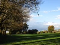Autumn on Foxhills Sports Ground © Jonathan Thacker cc-by-sa... on Foxhills Sports Ground &copy; Jonathan Thacker cc-by-sa/2.0