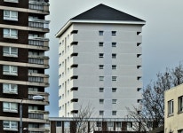 Renovated block, Artillery Flats,... © Albert Bridge :: Geograph Britain and Ireland Renovated block, Artillery Flats,...... 