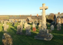 Churchyard, St Giles in the Wood © Derek Harper :: Geograph Britain and Ireland Churchyard, St Giles in the Wood &copy; Derek Harper