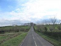 Junction with private farm lane on the... © Eric Jones cc-by-sa/2.0 :: Geograph Britain and Ireland Junction with private farm... 