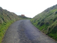 Bend in the road at Shelling Hill (C) Eric Jones :: Geograph Britain and Ireland Bend in the road at Shelling Hill (C) Eric Jones