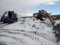 Contractors plant, Ballynaquilly © Kenneth Allen :: Geograph Britain and Ireland Contractors plant, Ballynaquilly... 