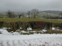 Snow, Tycanny © Kenneth Allen :: Geograph Britain and Ireland Snow, Tycanny &copy; Kenneth  Allen