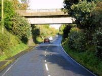 Bridge over Shore Road at Magheramorne © David Dixon :: Geograph Britain and Ireland Bridge over Shore Road at Magheramorne... 