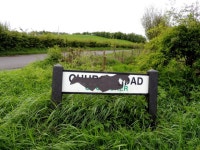 Damaged road sign, Church Road (1) © Kenneth Allen :: Geograph Britain and Ireland Damaged road sign, Church Road (1)... 
