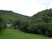 Houses and pasture in Cwm Dulas © John Lucas :: Geograph Britain and Ireland Houses and pasture  in Cwm Dulas &copy; John Lucas