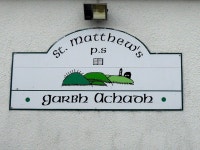 Plaque at St Matthews School, Garvaghy © Kenneth Allen :: Geograph Britain and Ireland Plaque at St Matthews School, Garvaghy... 