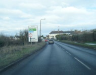 Welcome to Wales, on the A618 Mansfield... © Colin Pyle :: Geograph Britain and Ireland Welcome to Wales, on the A618 Mansfield.... 