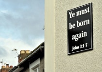 Biblical message, Ballyhackamore,... © Albert Bridge :: Geograph Britain and Ireland Biblical message, Ballyhackamore,...... 