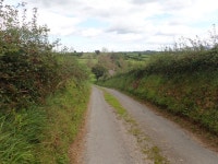Forge Road descending towards the... (C) Eric Jones :: Geograph Britain and Ireland Forge Road descending towards the... (C) Eric... 