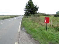 Railway Tavern Postbox & A1101 Burnt Fen... © Geographer... Ireland Railway Tavern Postbox & A1101 Burnt Fen... &copy; Geographer