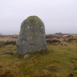 Standing stone, Braes of Fowlis © Richard Webb :: Geograph Britain and Ireland Standing stone, Braes of Fowlis &copy; Richard Webb