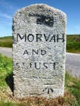 Old Guide Stone on Bosullow Common,... © Rosy Hanns cc-by-sa/2.0 :: Geograph Britain and Ireland Old Guide Stone on Bosullow... 