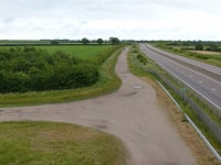A46 looking north from Butt Lane © Alan Murray-Rust... Britain and Ireland A46 looking north from Butt Lane &copy; Alan Murray-Rust