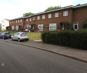 Houses, cars and hedge, Oliphant Circle,... © Jaggery :: Geograph Britain and Ireland Houses, cars and hedge, Oliphant Circle,..... 