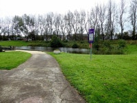 Notice on pole, Omagh Boating Pond © Kenneth Allen :: Geograph Britain and Ireland Notice on pole, Omagh Boating Pond... 