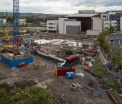 Construction site, Belfast © Rossographer cc-by-sa/2.0 :: Geograph Britain and Ireland Construction site, Belfast... 