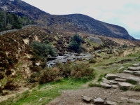 Fire ravaged slopes above the Donard Ice... © Eric Jones cc-by-sa/2.0 :: Geograph Britain and Ireland Fire ravaged slopes above... 