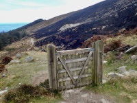Fire damage around Lindsays Leap Quarry © Eric Jones :: Geograph Britain and Ireland Fire damage around Lindsays Leap Quarry... 
