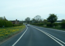 A1079 eastbound at Bar Farm © Colin Pyle :: Geograph Britain and Ireland A1079 eastbound at Bar Farm &copy; Colin Pyle
