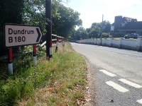 The B180 Ballyhafry Road from the... © Eric Jones :: Geograph Britain and Ireland The B180 Ballyhafry Road from the...... 