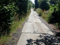 Concreted western end of Wild Forest... © Eric Jones cc-by-sa/2.0 :: Geograph Britain and Ireland Concreted western end of Wild... 