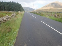 The Moyad Road (B27) approaching the... © Eric Jones :: Geograph Britain and Ireland The Moyad Road (B27) approaching the...... 