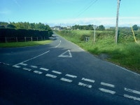 The Moneycarragh Road at its junction... © Eric Jones cc-by-sa/2.0 :: Geograph Britain and Ireland The Moneycarragh Road at its... 
