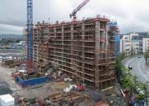 Construction site, Belfast © Rossographer :: Geograph Britain and Ireland Construction site, Belfast &copy; Rossographer